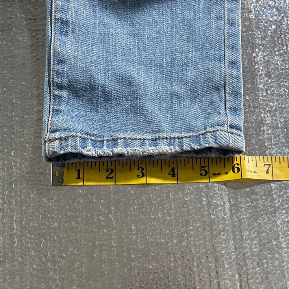 Fashion Nova Men's Distressed Skinny Jeans Size 36 Light Wash Stretch Denim - Picture 8 of 8